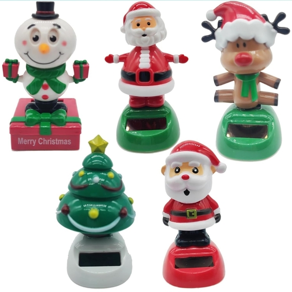 8-Assorted Solar-Powered Dancing Figurines-Halloween, Thanksgiving & Christmas - Picture 13 of 17